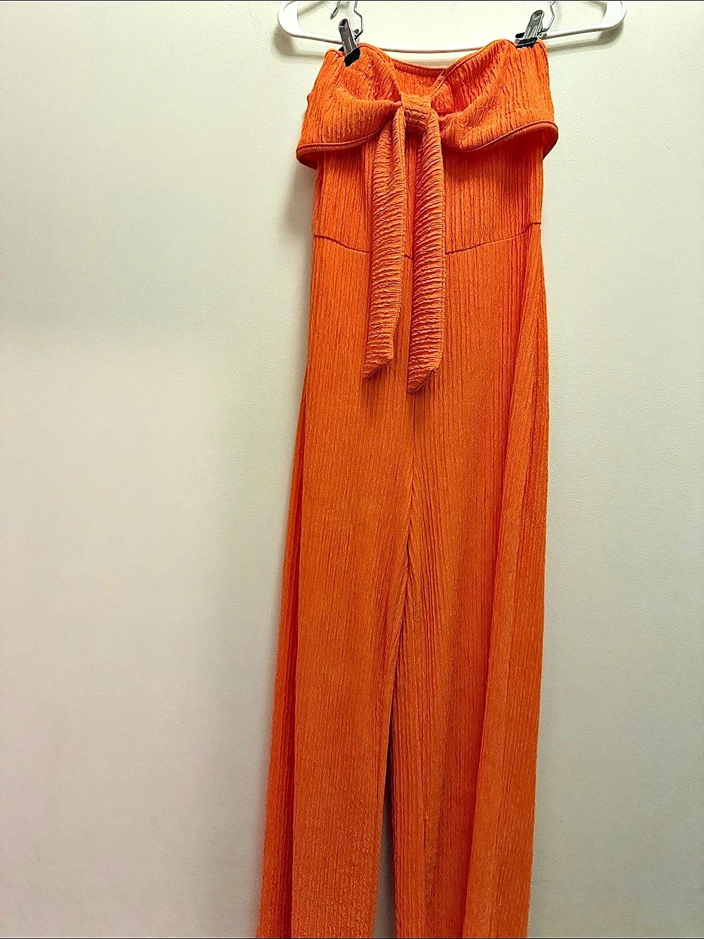 Orange Wide Leg Jumpsuit